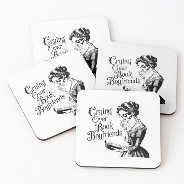 Item preview, Crying over book boyfriends – funny romance reader design designed and sold by CleanDecor.