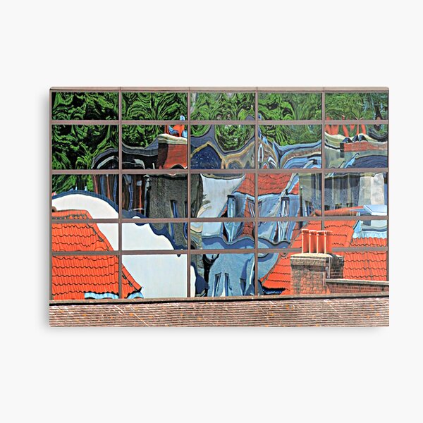 High Window Warps Metal Print