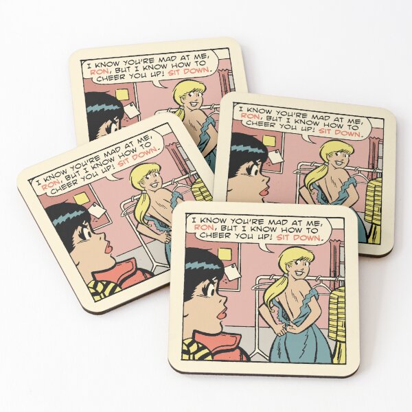 Item preview, Sit Down Ron | Betty & Veronica Style Retro Pop Art Parody Graphic  designed and sold by wmxdesign.