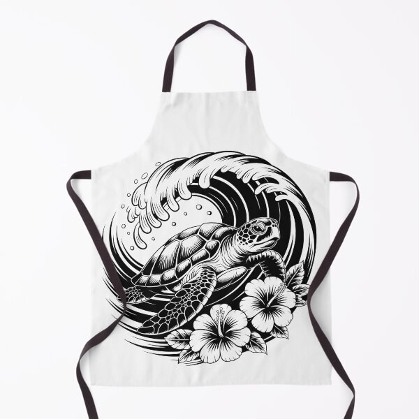 Item preview, turtle and hibiscus flowers designed and sold by jkrphoto.