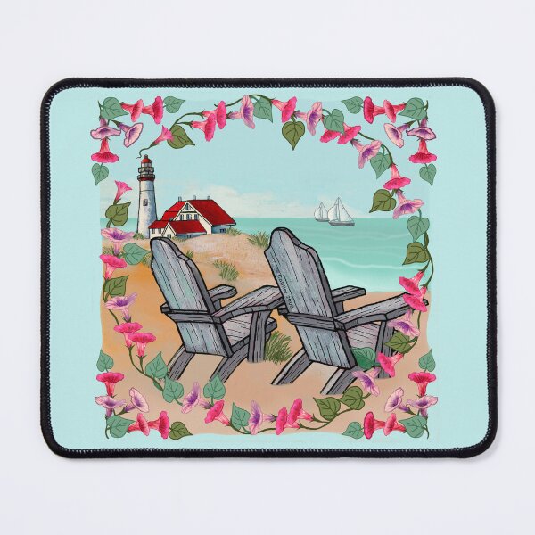 Item preview, Beach Chairs Lighthouse designed and sold by artmuvz.