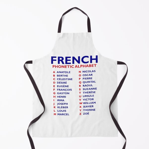 Item preview, French Phonetic Alphabet Chart designed and sold by AnnSign.