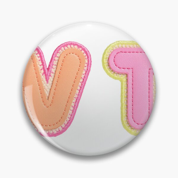 Item preview, "VT" Canvas Letter Patch designed and sold by kashinikore.