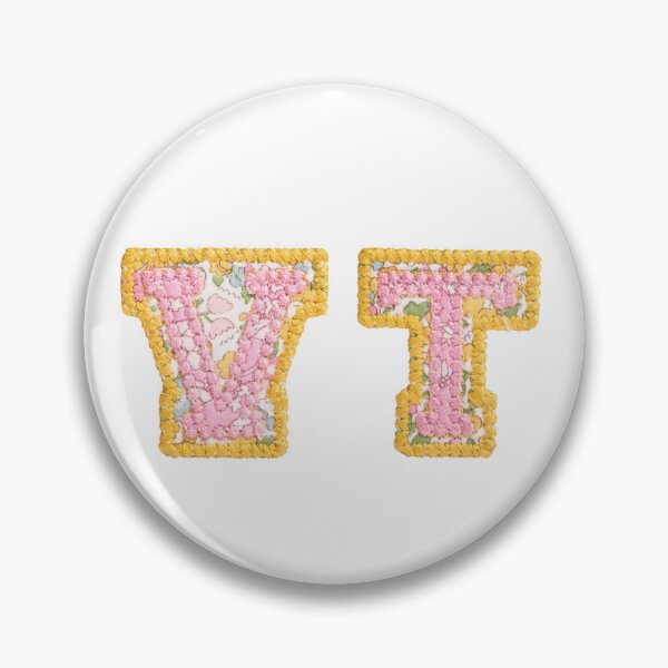 Item preview, "VT" Letter Patch Made with Liberty Fabric designed and sold by kashinikore.