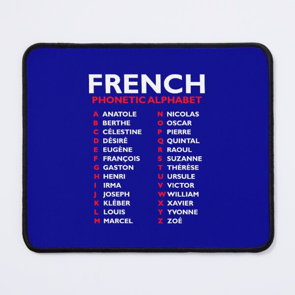 Item preview, French Phonetic Alphabet from Anatole to Zoé designed and sold by AnnSign.