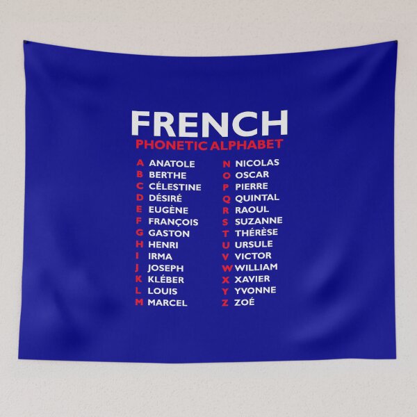 Item preview, French Phonetic Alphabet from Anatole to Zoé designed and sold by AnnSign.