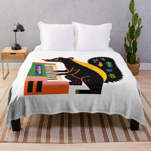 Item preview, Jazz Paws: Bear Serenade at the Rainbow Keys designed and sold by ForeverPrintsOK.