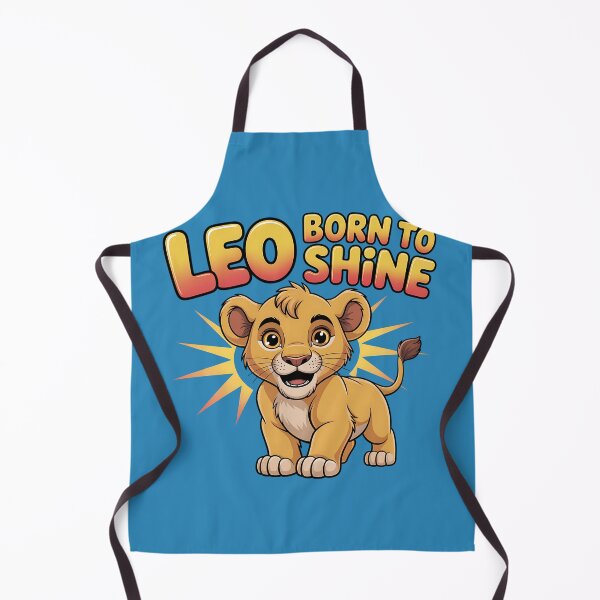 Item preview, Leo Born to Shine – Cute Zodiac Lion Cub Art | Modern Mojo designed and sold by Modern-Mojo.