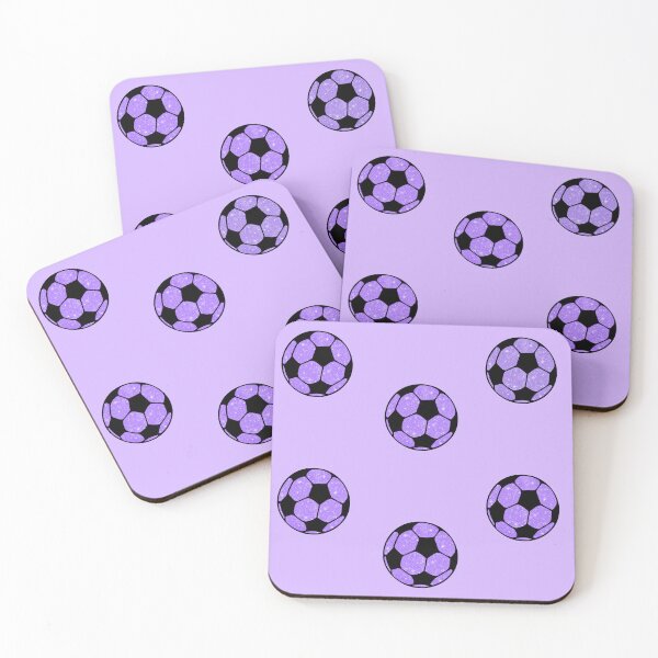 Item preview, Purple Preppy Glitter Soccer Ball Set Pack designed and sold by wonderxwander.