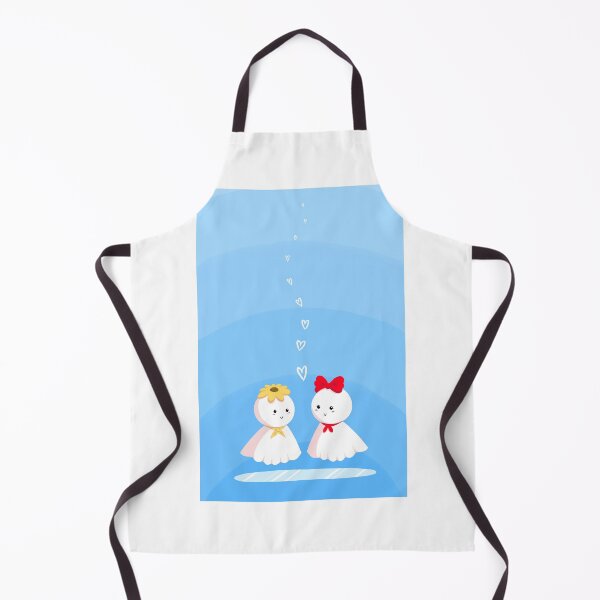 Item preview, Teru Teru Bozu Bow Sunflower Blue Background designed and sold by lonely-lily-pad.