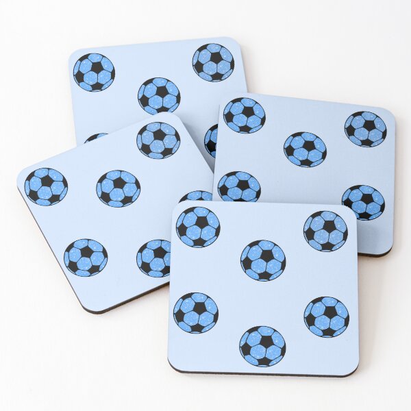 Item preview, Blue Preppy Glitter Soccer Ball Set Pack designed and sold by wonderxwander.