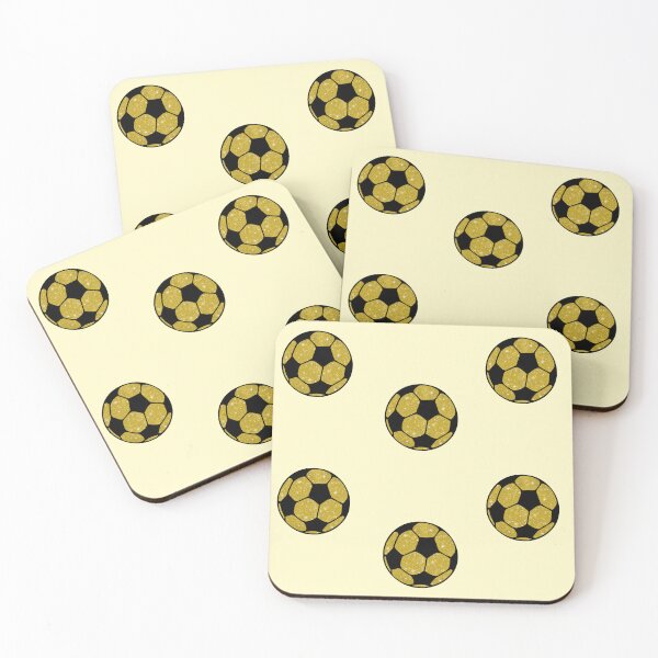 Item preview, Yellow Preppy Glitter Soccer Ball Set Pack designed and sold by wonderxwander.