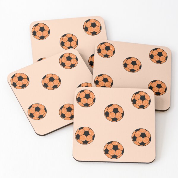 Item preview, Orange Preppy Glitter Soccer Ball Set Pack designed and sold by wonderxwander.