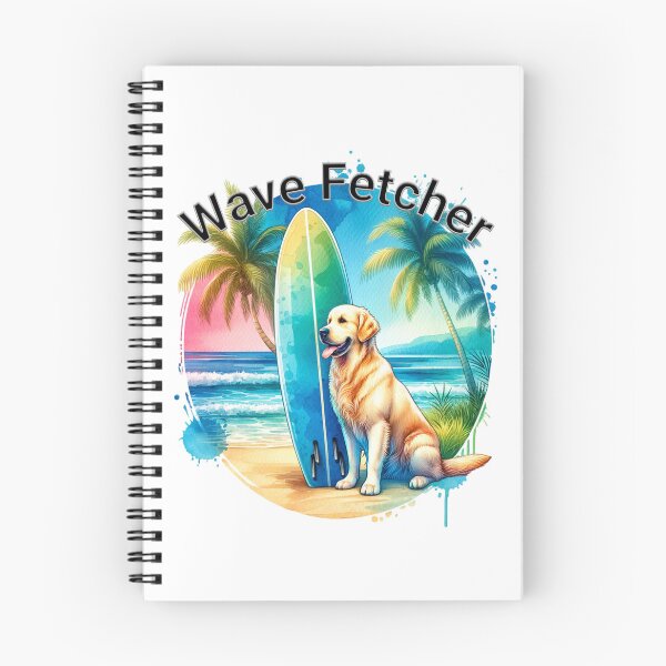 Item preview, Wave Fetcher – Surf Dog Travel Tee for Fur Parents designed and sold by PIXelayDesigns.