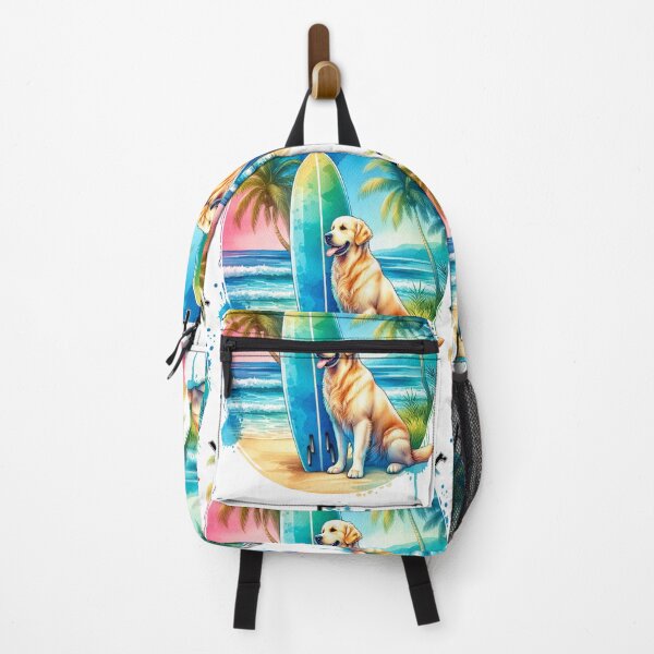 Item preview, Wave Fetcher – Surf Dog Travel Tee for Fur Parents designed and sold by PIXelayDesigns.