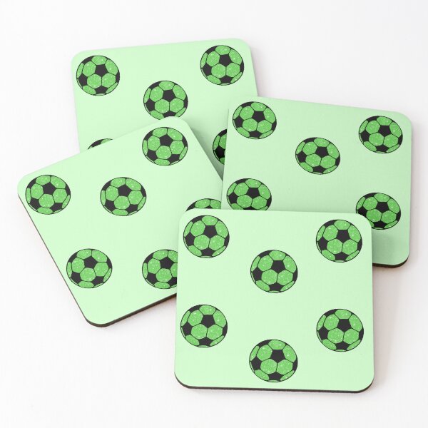 Item preview, Green Preppy Glitter Soccer Ball Set Pack designed and sold by wonderxwander.