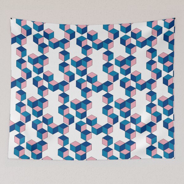 Item preview, blue cubes designed and sold by kailynvrse.