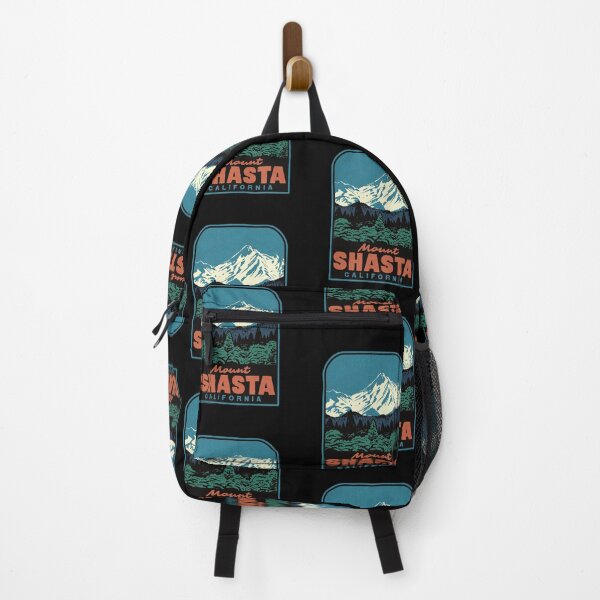 Item preview, Mount Shasta California Retro Landscape Art designed and sold by HalpinDesign.