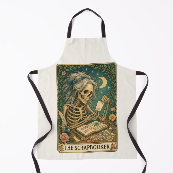 Item preview, The Skeleton Tarot Card - The Scrapbooker designed and sold by Graphicarium Shop.