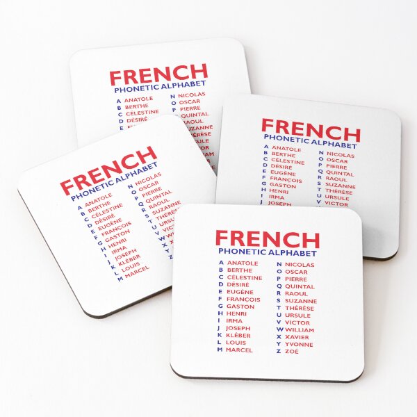 Item preview, French Phonetic Alphabet from Anatole to Zoé Art designed and sold by AnnSign.