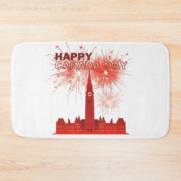 Item preview, Happy Canada Day in front of the Parliament Hill designed and sold by Sototos® ⭐⭐⭐⭐⭐.