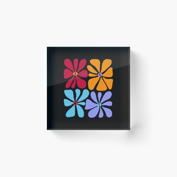 Item preview, Subtle Anti Trump 8647 Abstract Flowers Stickers designed and sold by EthosWear.
