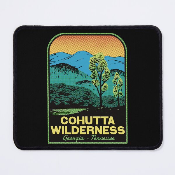 Item preview, Cohutta Wilderness Georgia Tennessee Retro Landscape Art designed and sold by HalpinDesign.