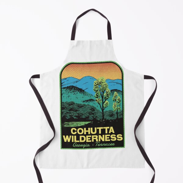 Item preview, Cohutta Wilderness Georgia Tennessee Retro Landscape Art designed and sold by HalpinDesign.