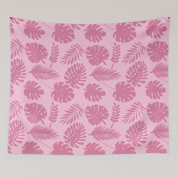 Item preview, Dusty Rose Tropical Leaves Design  designed and sold by Everglo Travels.