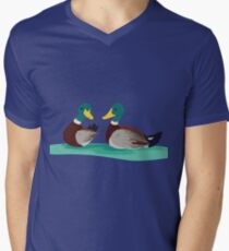 Duck's lake Men's V-Neck T-Shirt