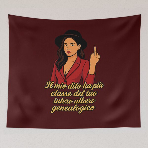 Item preview, My Finger Has More Class Than Your Whole Family Tree designed and sold by IroniaeCo.