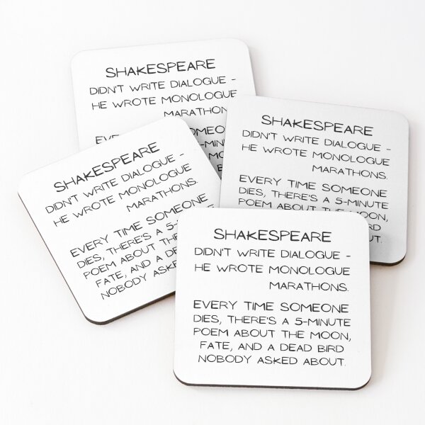 Item preview, More Dramatic than a Shakespeare Monologue designed and sold by ObsidianDaz.