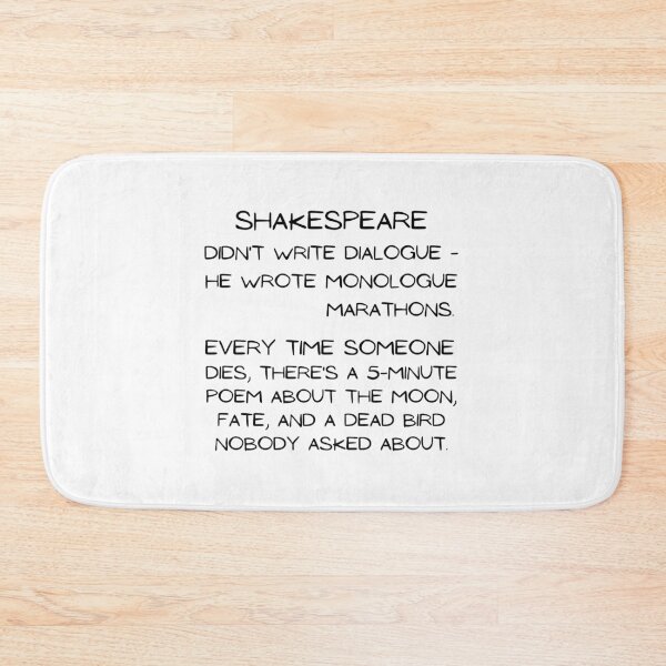 Item preview, More Dramatic than a Shakespeare Monologue designed and sold by ObsidianDaz.