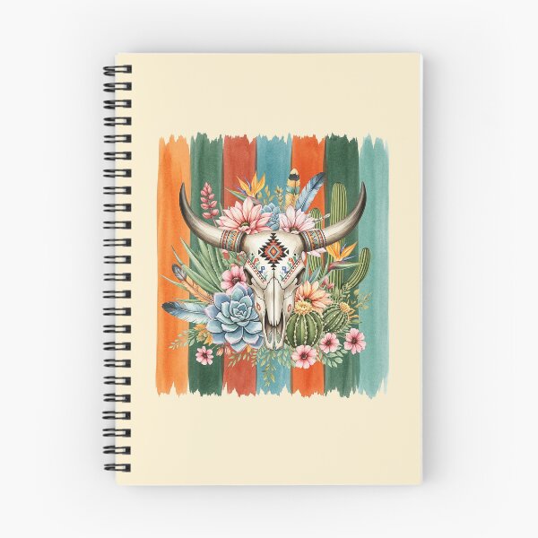Item preview, Desert cactus, Native Americans, cow Skull and succulents plant, texan catus and flowers designed and sold by Collagedream.