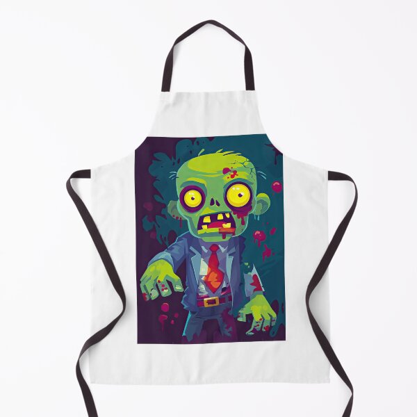 Item preview, Ghoulish Comic Zombie Teen In Torn Hoodie designed and sold by Piotrek0001.