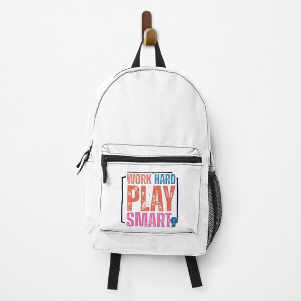 Item preview, Work Hard Play Smart – Balanced Life Motto designed and sold by MR-GOLDEN.