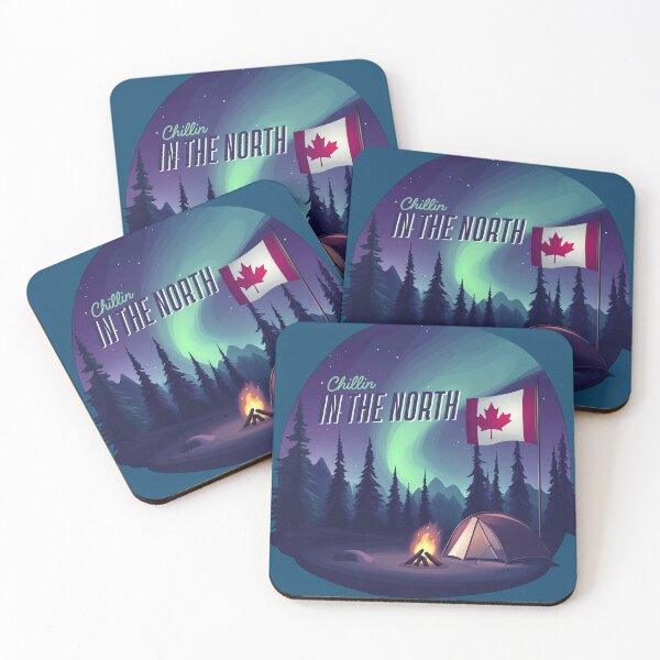 Item preview, Chillin in the North - Happy Canada Day designed and sold by Sototos® ⭐⭐⭐⭐⭐.