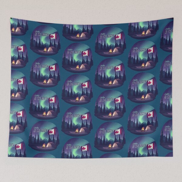 Item preview, Chillin in the North - Happy Canada Day designed and sold by Sototos® ⭐⭐⭐⭐⭐.