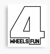 4Wheels 4Fun Canvas Print