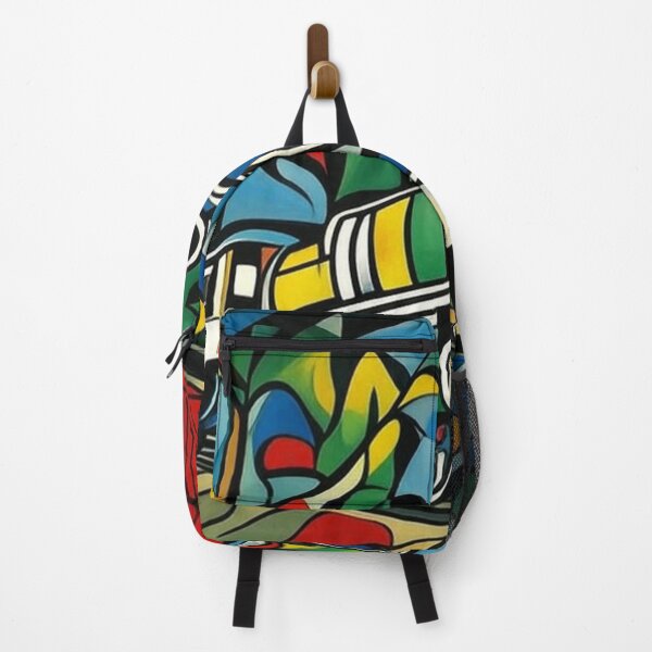 Item preview, Abstract Steam Locomotive - Vibrant Railway Art designed and sold by PolyVision Siam Studio.