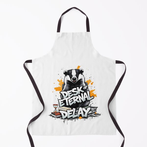 Item preview, Desk of Eternal Delay Badger Design designed and sold by FoxyJags.