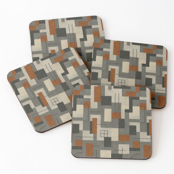 Item preview, Industrial Harmony - Geometric Pattern designed and sold by Zenvo.