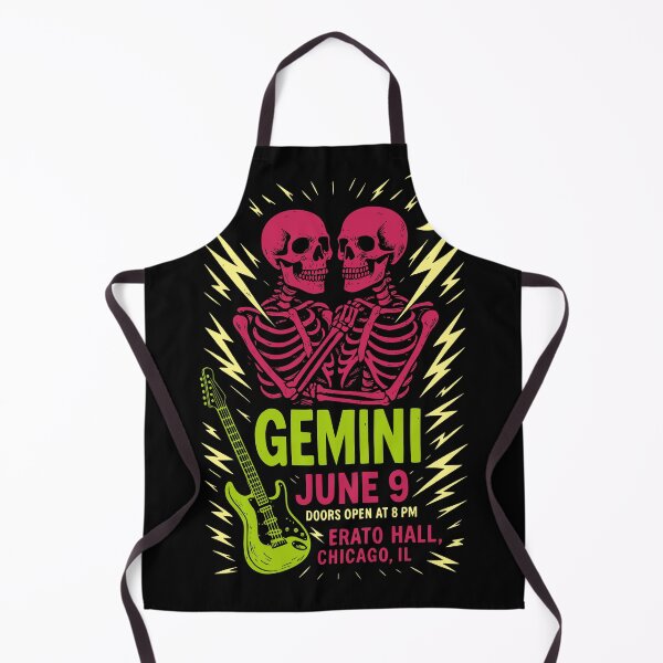 Item preview, Gemini at Erato Hall: Twin-Skeleton Punk Concert designed and sold by Happy Puppy Print On Demand.