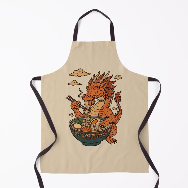 Item preview, Baby Dragon Eating Ramen designed and sold by GiaficDesigns.
