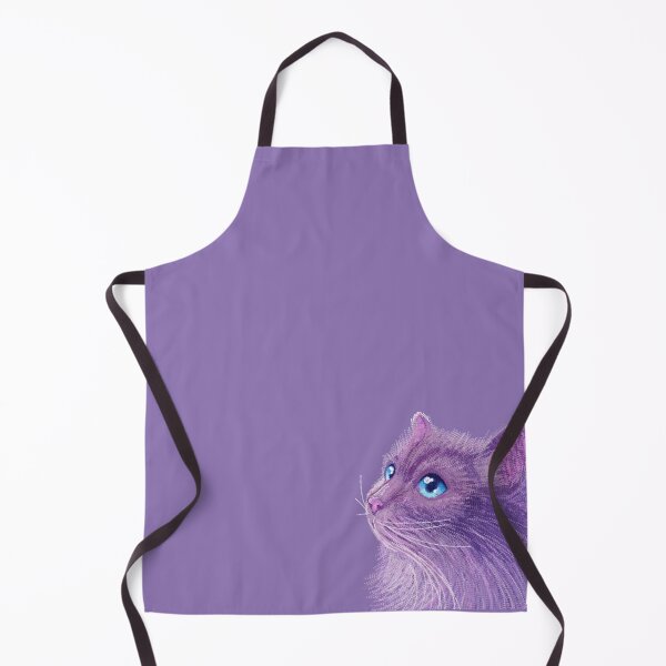 Item preview, Purple fluffy cat designed and sold by ZederZederZeder.