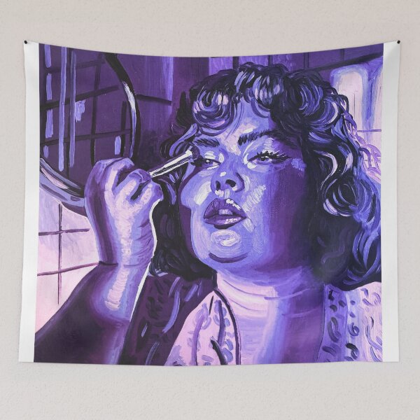 Item preview, Unlearning – Emotional Feminine Oil Painting About Body Image and Self-Worth designed and sold by CheHojas.