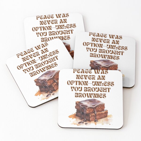 Item preview, Peace was never an option—unless you brought brownies designed and sold by darshants.
