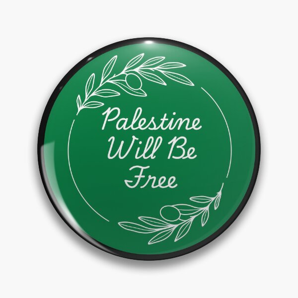 Item preview, Palestine Will Be Free | Green & White Circle Design designed and sold by leftyshirts.