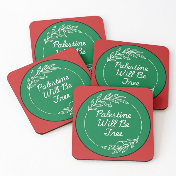 Item preview, Palestine Will Be Free | Green & White Circle Design designed and sold by leftyshirts.