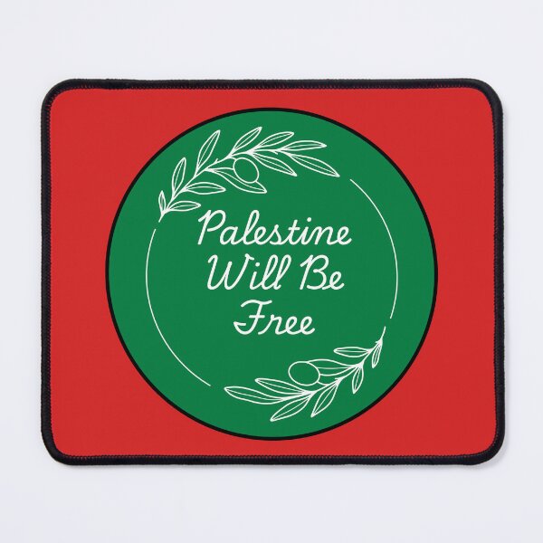 Item preview, Palestine Will Be Free | Green & White Circle Design designed and sold by leftyshirts.